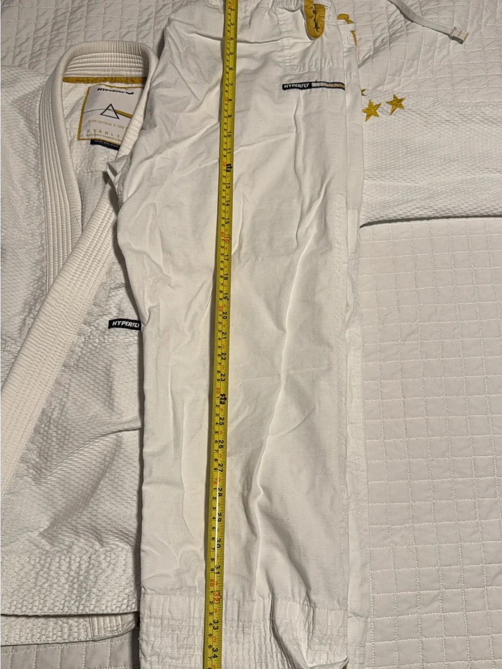 Starlyte ll Gold White BJJ Gi